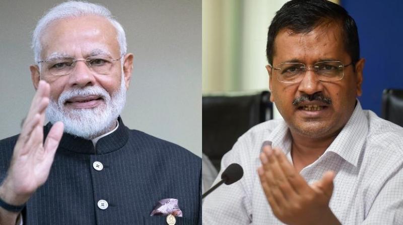 PM Modi and Arvind Kejriwal PM Modi and Arvind Kejriwal