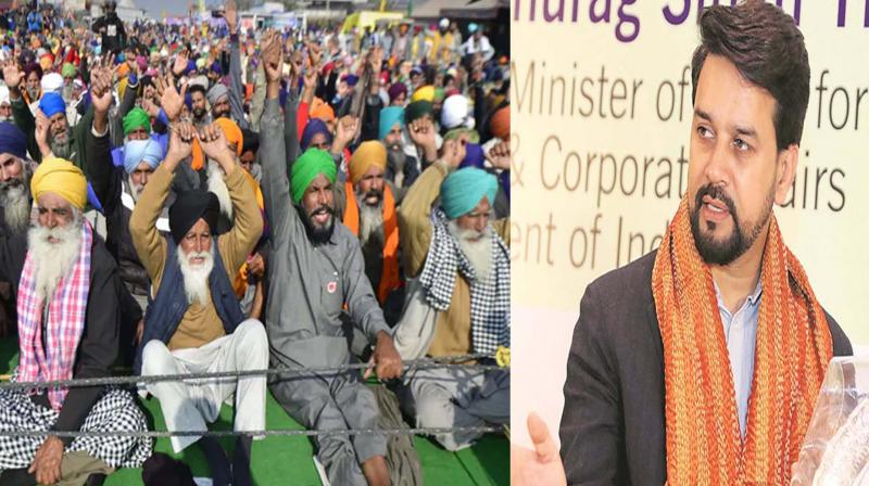Farmer Protest - Anurag Thakur Farmer Protest - Anurag Thakur