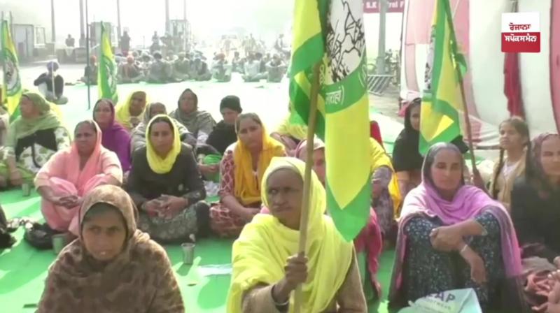 Farmer protest at Sangrur