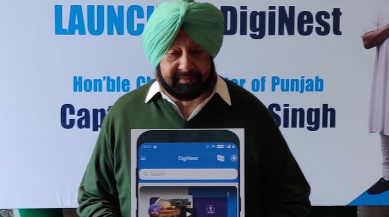PUNJAB CM LAUNCHES ‘DIGINEST’ MOBILE APP PUNJAB CM LAUNCHES ‘DIGINEST’ MOBILE APP