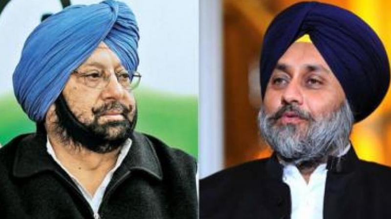 Capt Amarinder Singh - Sukhbir Badal Capt Amarinder Singh - Sukhbir Badal
