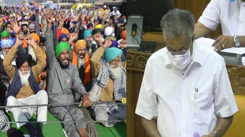 Kerala Assembly passes resolution urging Centre to scrap farm laws Kerala Assembly passes resolution urging Centre to scrap farm laws
