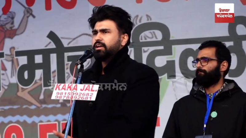 Aarya Babbar arrives at Tikri border Aarya Babbar arrives at Tikri border