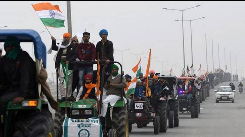 Republic Day Tractors Parade Preparations 