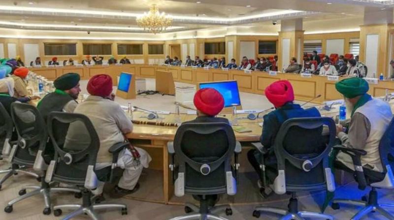 Farmers to meet govt today Farmers to meet govt today