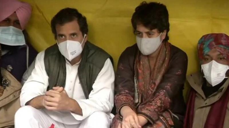 Rahul Gandhi and Priyanka Gandhi 