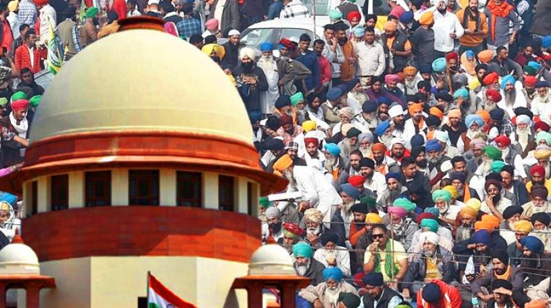 Supreme Court on farmers' tractor parade
