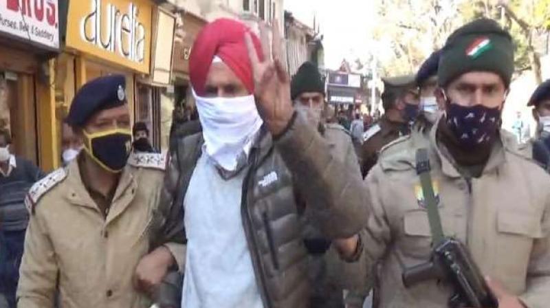 Shimla police arrested 3 protesting farmers Shimla police arrested 3 protesting farmers