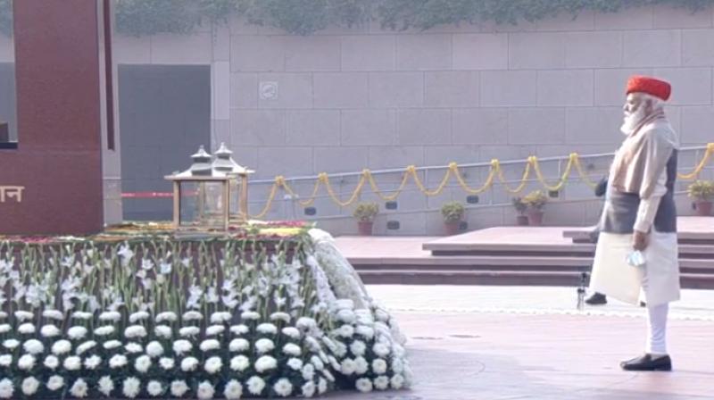PM Modi at the National War Memorial PM Modi at the National War Memorial