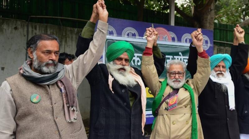 Rakesh Tikait, Darshan Pal and four other farmer leaders named in FIR Rakesh Tikait, Darshan Pal and four other farmer leaders named in FIR