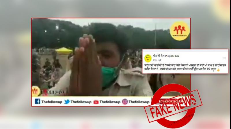 Viral video has nothing to do with Farmers Protest
