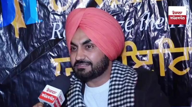 Ravinder Grewal at Ghazipur Border Ravinder Grewal at Ghazipur Border