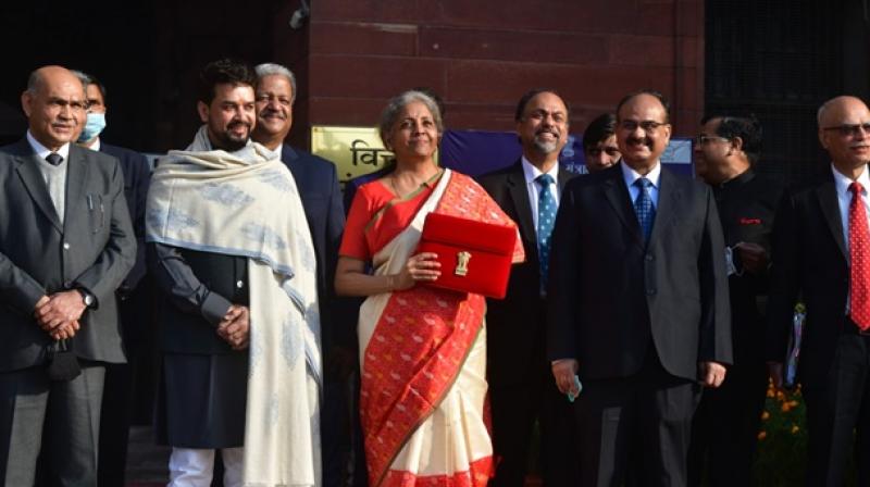 Nirmala Sitharaman and Anurag Thakur Nirmala Sitharaman and Anurag Thakur