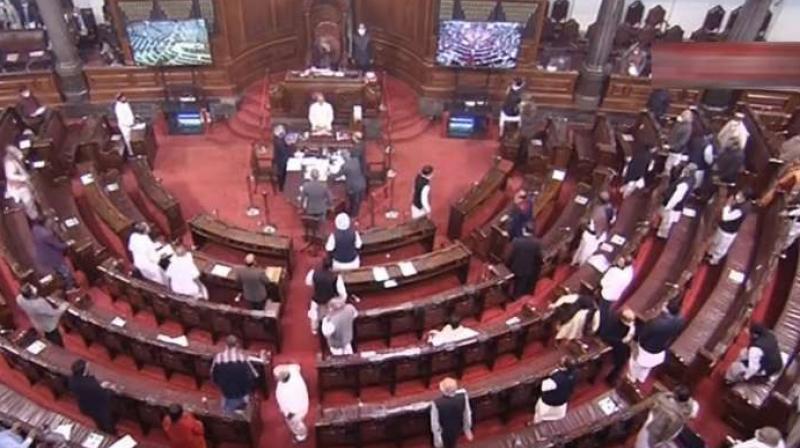 Rajya Sabha Chairman suspends 3 AAP MPs Rajya Sabha Chairman suspends 3 AAP MPs