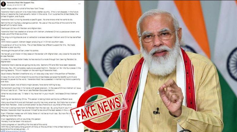 New York Times editor-in-chief does not praise PM Modi New York Times editor-in-chief does not praise PM Modi
