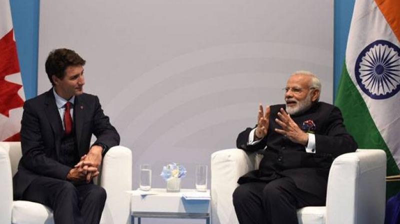 Justin Trudeau and PM Modi Justin Trudeau and PM Modi