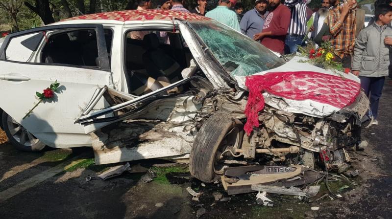 A major accident happened to the bride and groom in Mansa