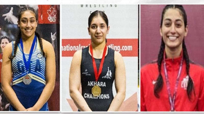 Punjabi Girls in Canadian wrestling championship Punjabi Girls in Canadian wrestling championship