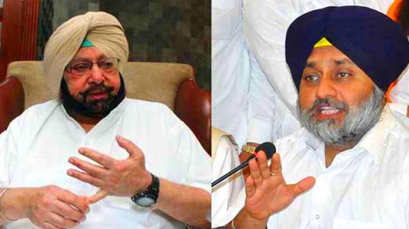 ਕੈਪਟਨ ਅਤੇ ਸੁਖਬੀਰ ਕੈਪਟਨ ਅਤੇ ਸੁਖਬੀਰ