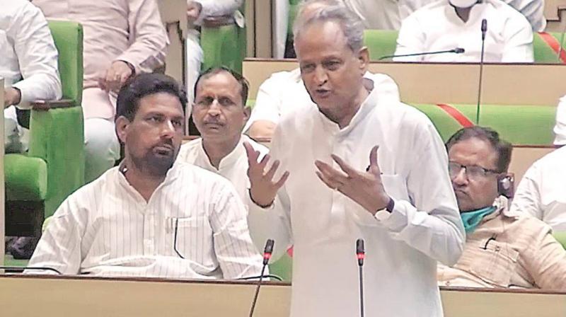 The Congress government led by Ashok Gehlot won the vote of confidence The Congress government led by Ashok Gehlot won the vote of confidence