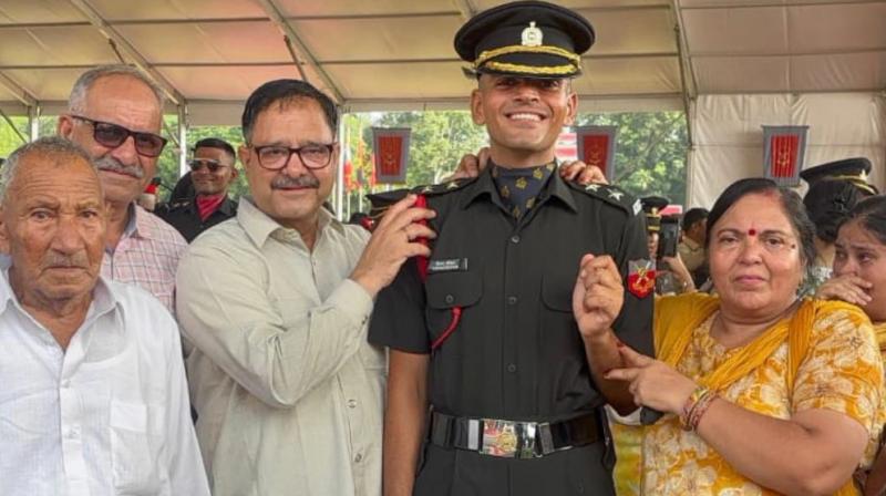Shivam Kaushal from Garhshankar becomes Lieutenant in Indian Army Shivam Kaushal from Garhshankar becomes Lieutenant in Indian Army