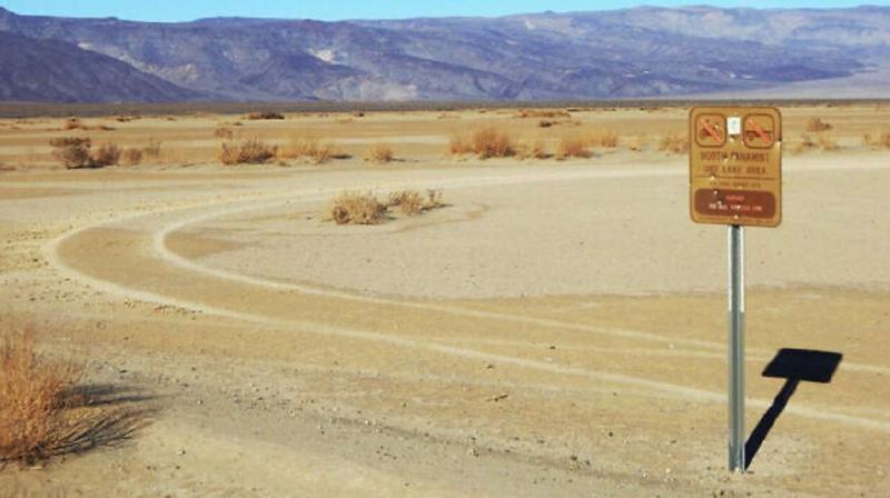 In California's Death Valley, the mercury reached above 53 degrees Celsius, the death of a tourist In California's Death Valley, the mercury reached above 53 degrees Celsius, the death of a tourist