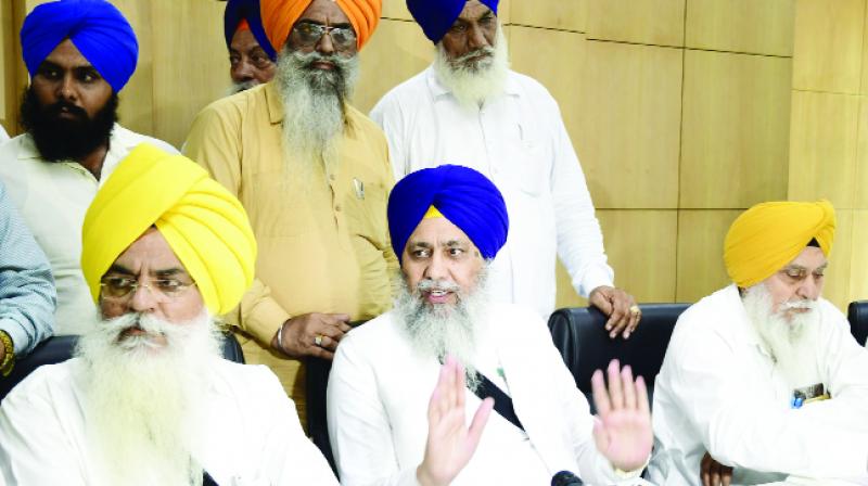 Bhai Gobind Singh Longowal Addressing Press Conference Bhai Gobind Singh Longowal Addressing Press Conference