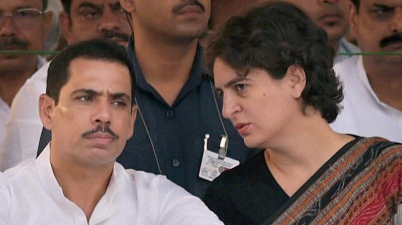 Robert Vadra with Priyanka Vadra Gandhi