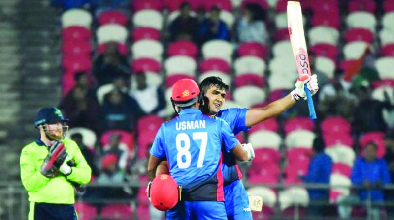 Afghanistan win record against Ireland