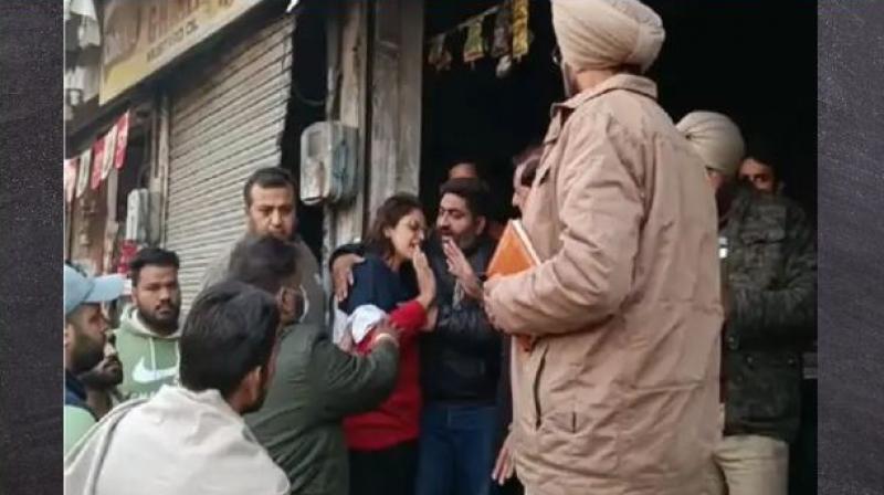 A terrible fire broke out at a grocery shop in Ludhiana: an elderly shopkeeper was burnt alive