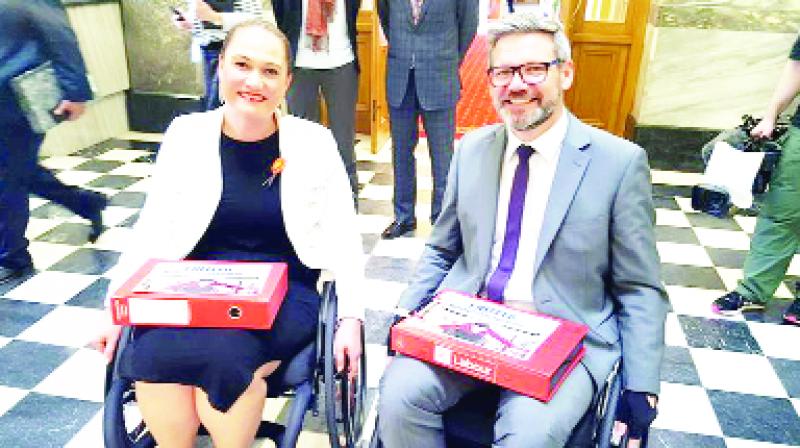 Two cabinet ministers spent the entire day in the 'wheelchair' in Parliament