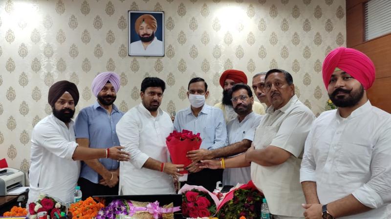 Puneet Saini Pinta takes over as Chairman Punjab Board of Traders Puneet Saini Pinta takes over as Chairman Punjab Board of Traders