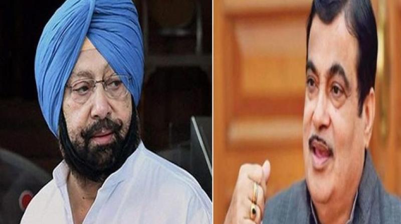 Punjab CM thanks Gadkari for conceding his Govt's proposal on upgradation of Beas-Dera Baba Nanak road project Punjab CM thanks Gadkari for conceding his Govt's proposal on upgradation of Beas-Dera Baba Nanak road project