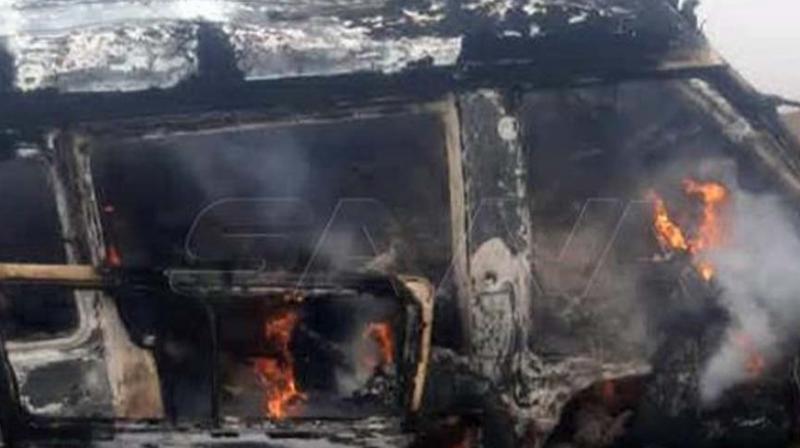 A rocket attack on a bus in Syria, 10 people died! A rocket attack on a bus in Syria, 10 people died!