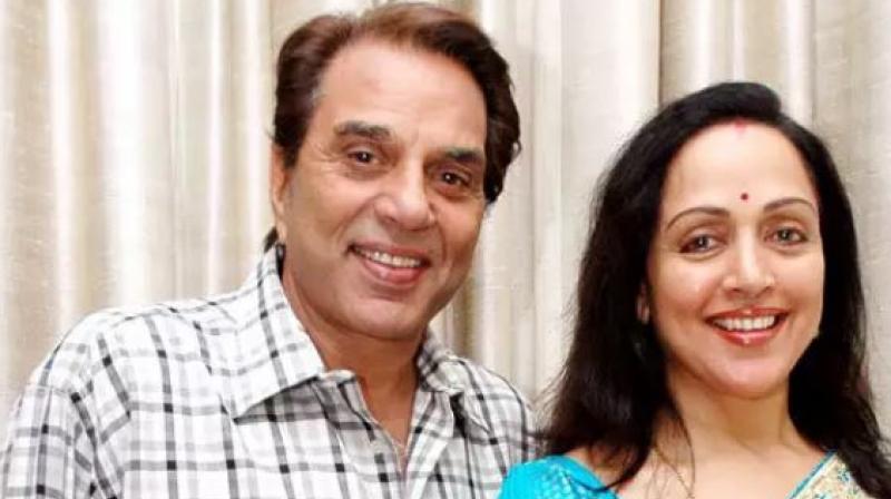 Hema Malini With dharmender