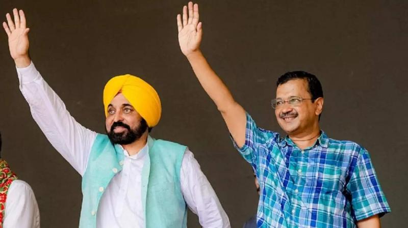 CM Bhagwant Mann, Arvind Kejriwal CM Bhagwant Mann, Arvind Kejriwal