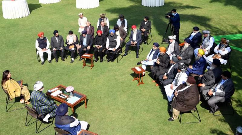 PM Modi met an Afghan Sikh-Hindu delegation at his residence