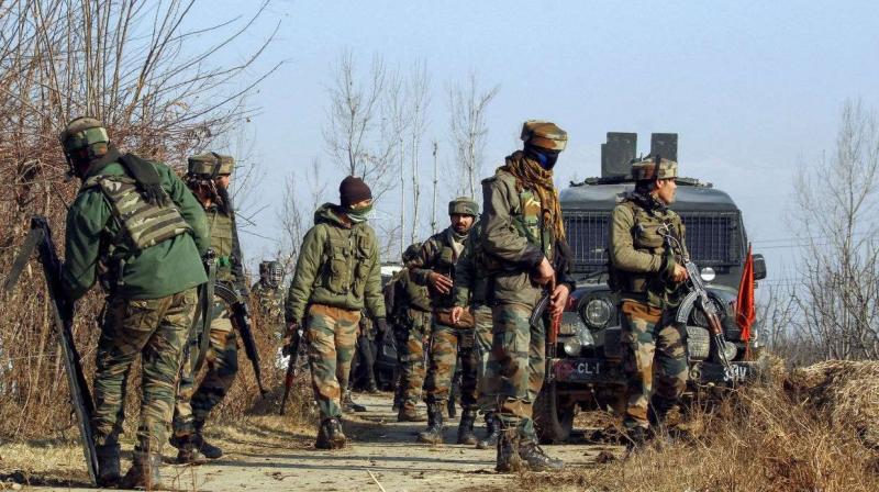 Two Army men, terrorist killed in encounter in J-K's Shopian