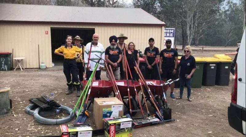 Khalsa Aid help of  fire victims in New South Wales