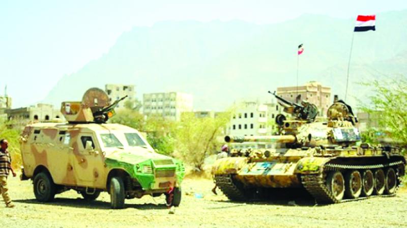 The death of 61 fighters during the Yemen conflict The death of 61 fighters during the Yemen conflict