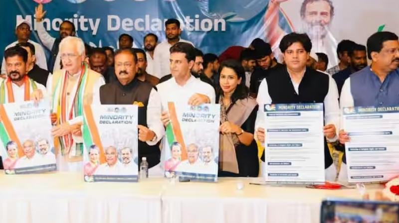 Telangana Congress released 'Minority Manifesto' Telangana Congress released 'Minority Manifesto'