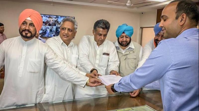 Manish Tiwari filed nomination papers Manish Tiwari filed nomination papers