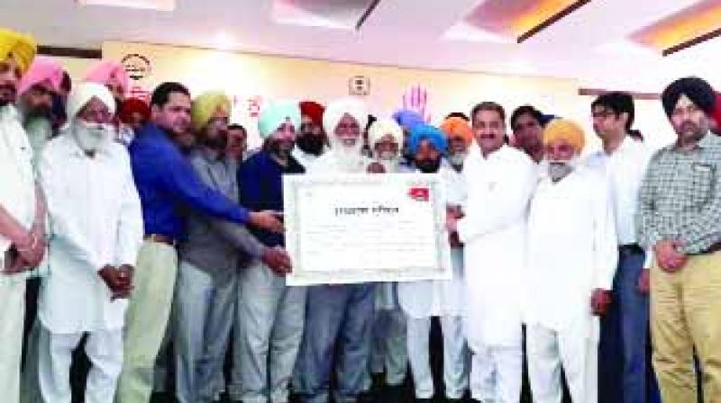 Farmers Taking Loan Relief Certificates Farmers Taking Loan Relief Certificates