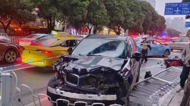 Five dead after man drives into crowd in China city Five dead after man drives into crowd in China city