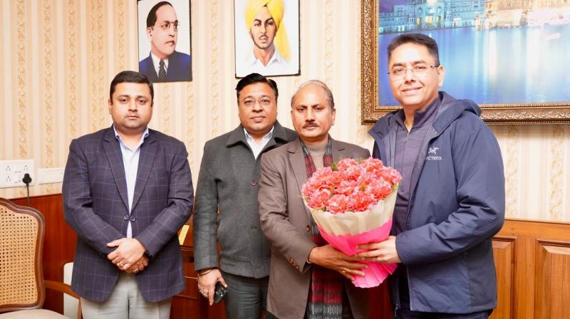 AMAN ARORA ASSUMES CHARGE AS PRINTING AND STATIONERY MINISTER