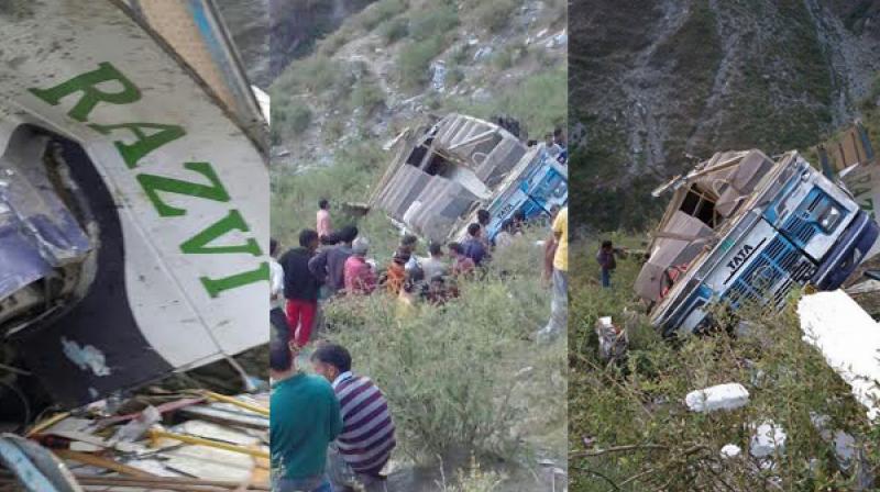 10 killed, 35 injured in Chamba bus crash