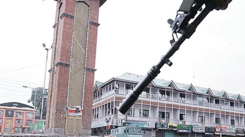 Jammu and kashmir barricades removed at lal chowk srinagar