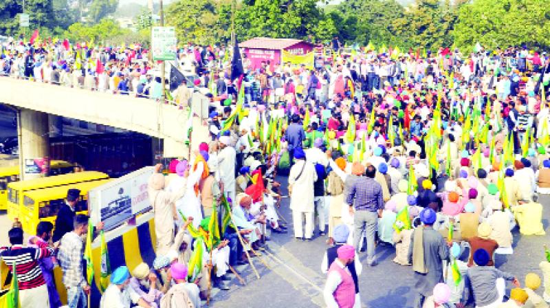 Joint teacher morcha held in Bathinda Joint teacher morcha held in Bathinda