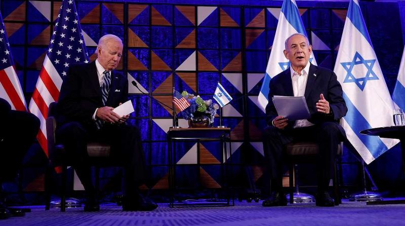 Joe Biden says US will support Israel against Hamas Joe Biden says US will support Israel against Hamas