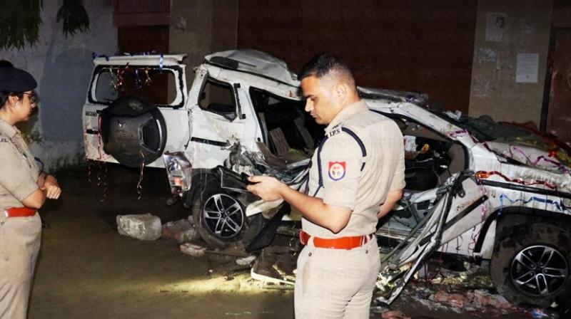 Sambhal Road Accident